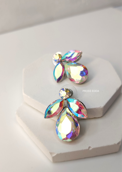 AURORA MULTICOLOR CRYSTAL DROP EARRINGS