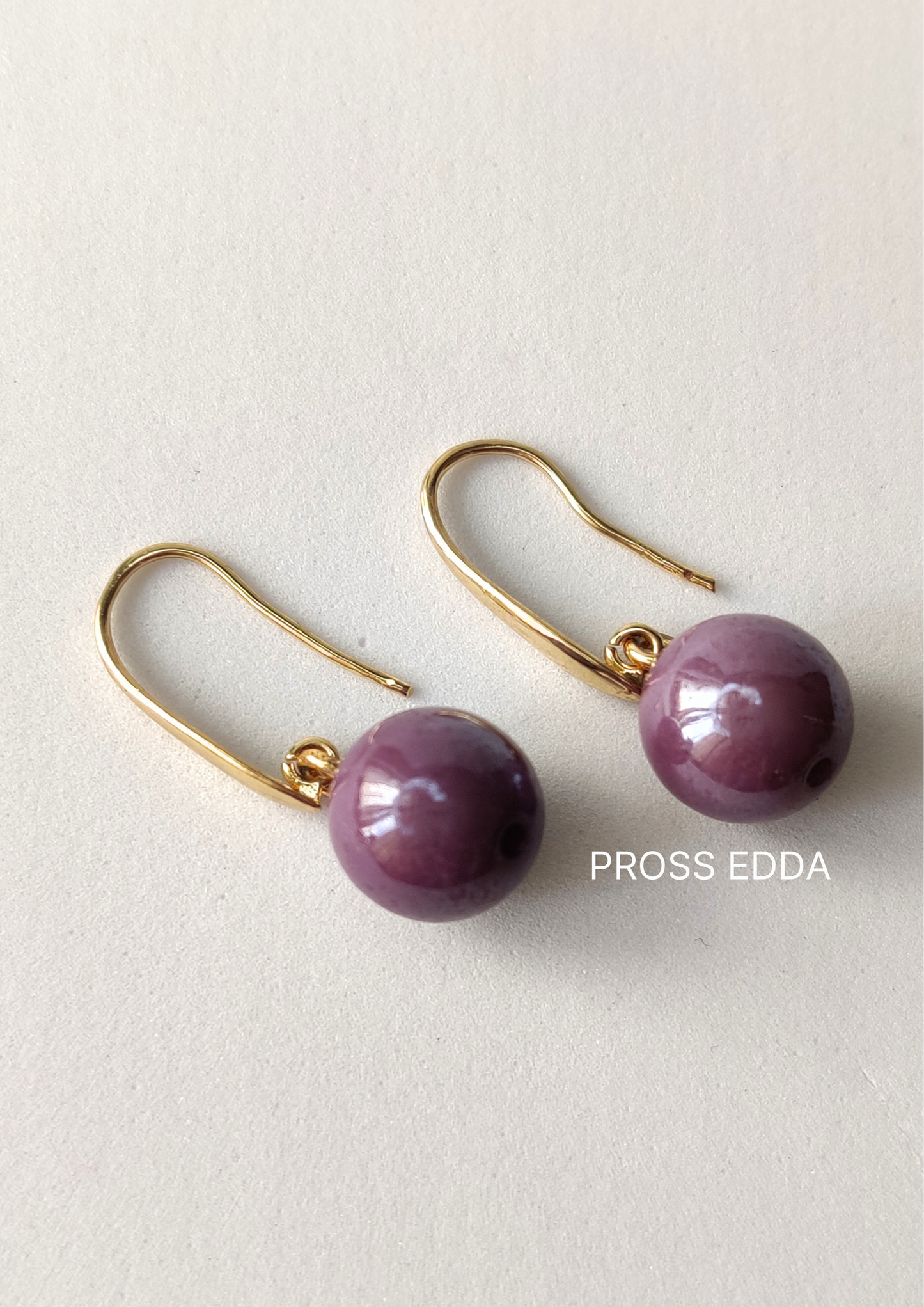 ROUND PEARL ELEGANCE DROP EARRINGS