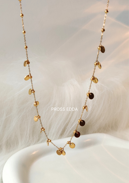 SUN-KISSED BEAD CASCADE NECKLACE