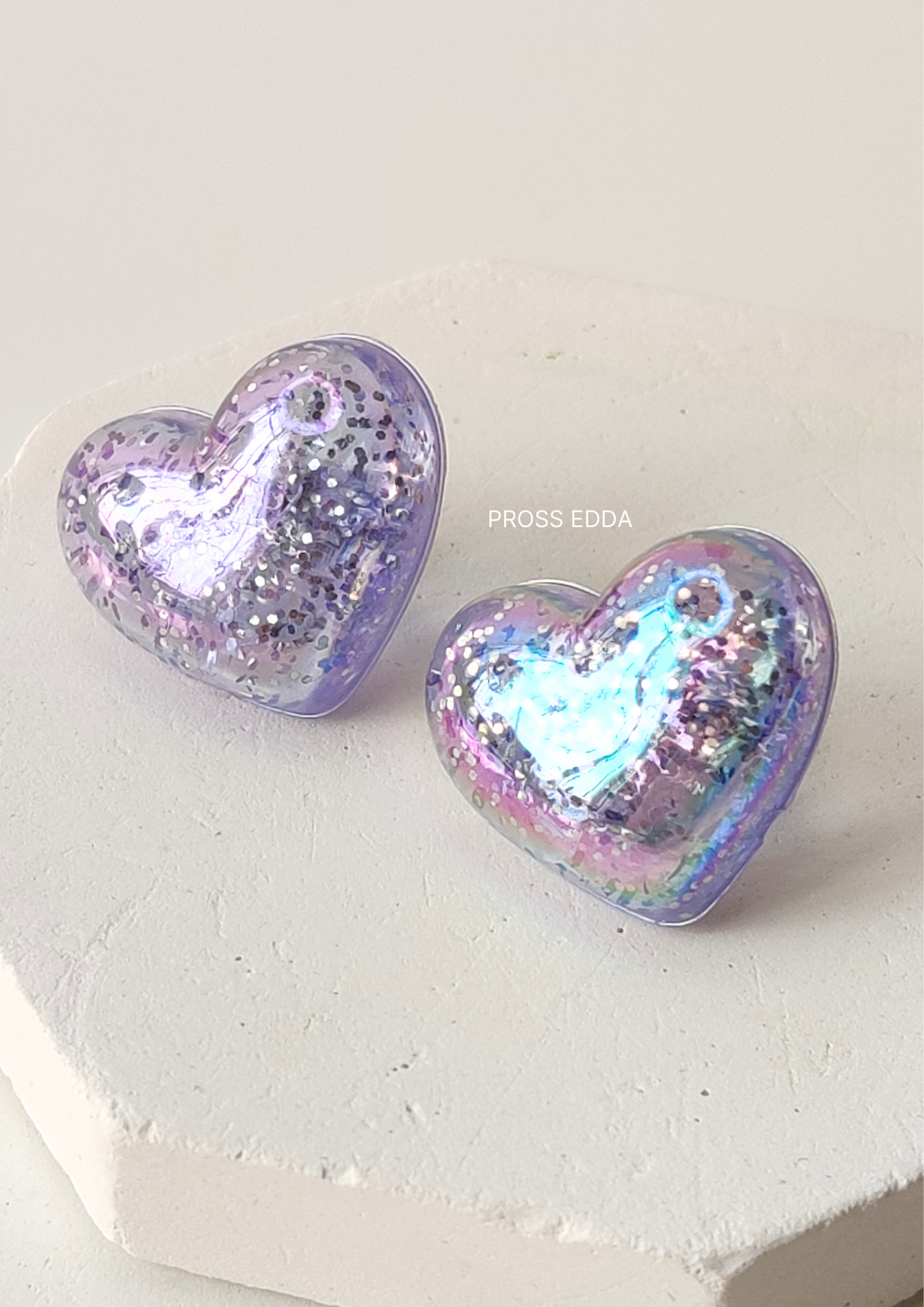 GLITZ GROVE HEART SPARKLERS STUDS