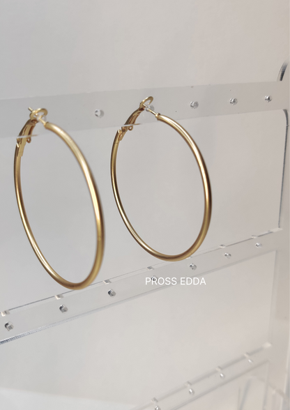 CHIC MATTE CLOSED HOOPS - XL