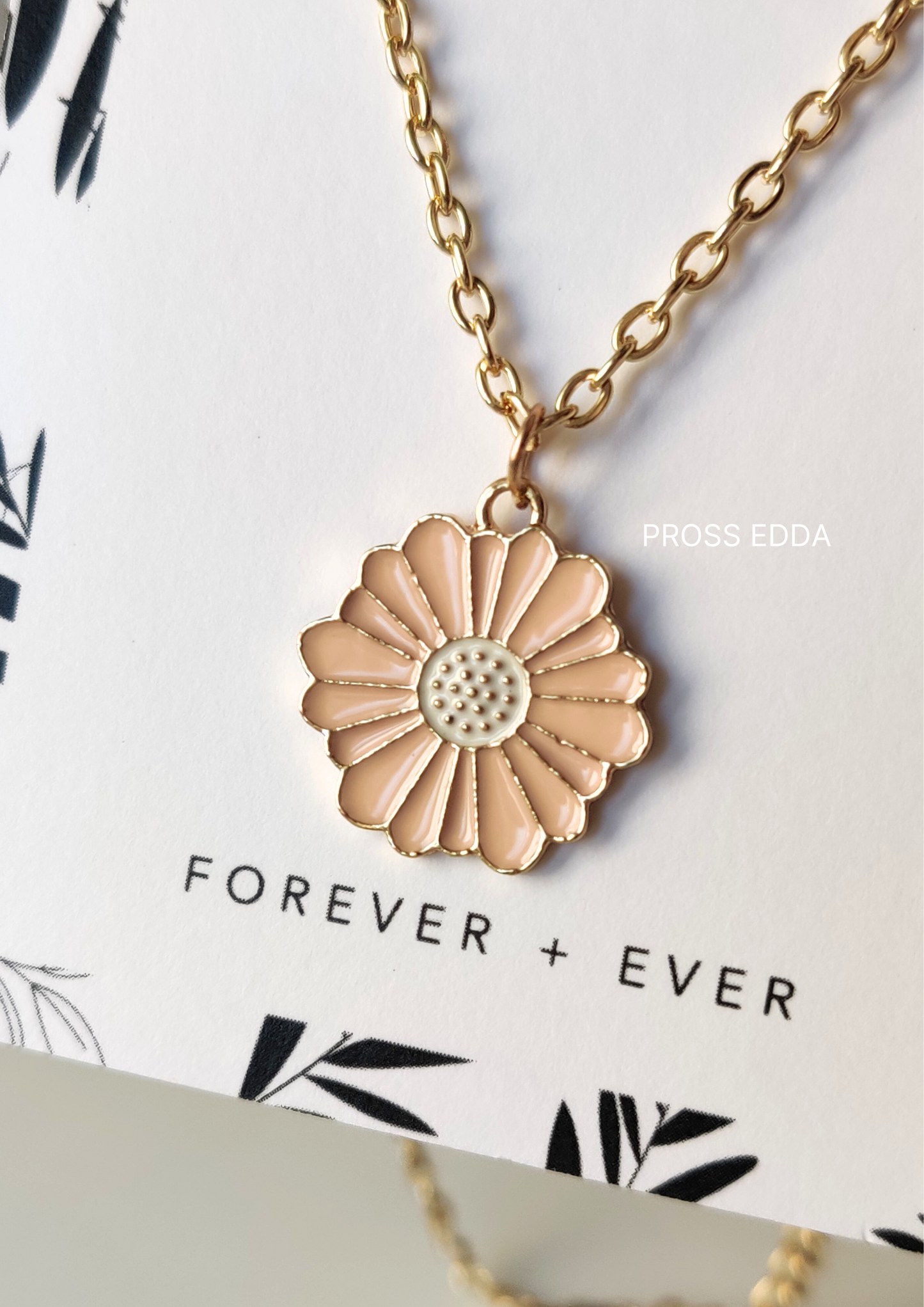 PEACH BLOSSOM ELEGANCE NECKLACE