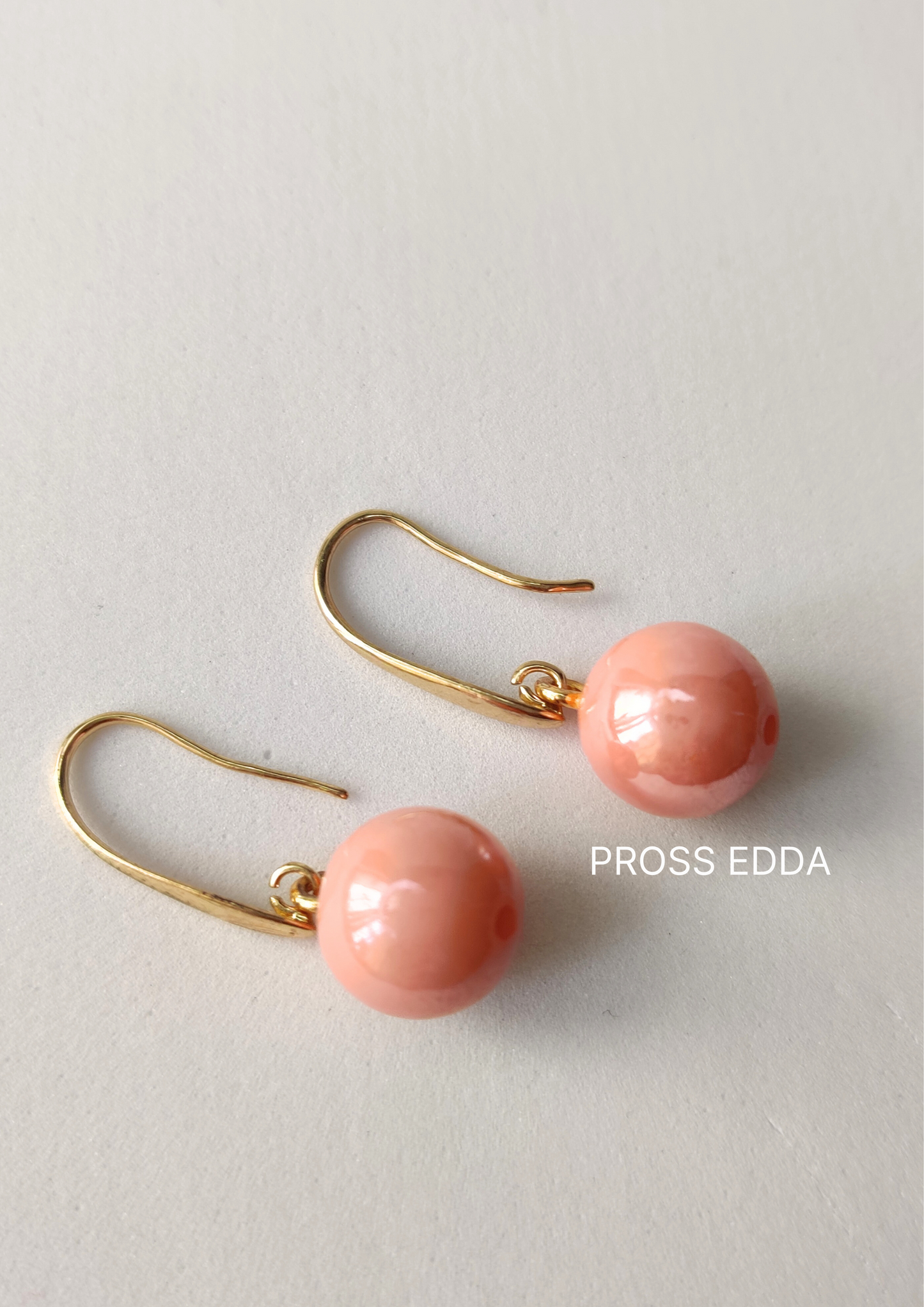 ROUND PEARL ELEGANCE DROP EARRINGS