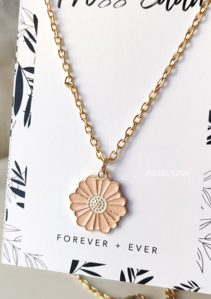 PEACH BLOSSOM ELEGANCE NECKLACE