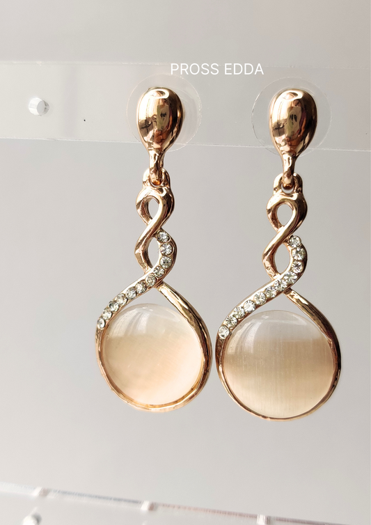 MONALISA GOLDEN TEAR DROPS EARRING