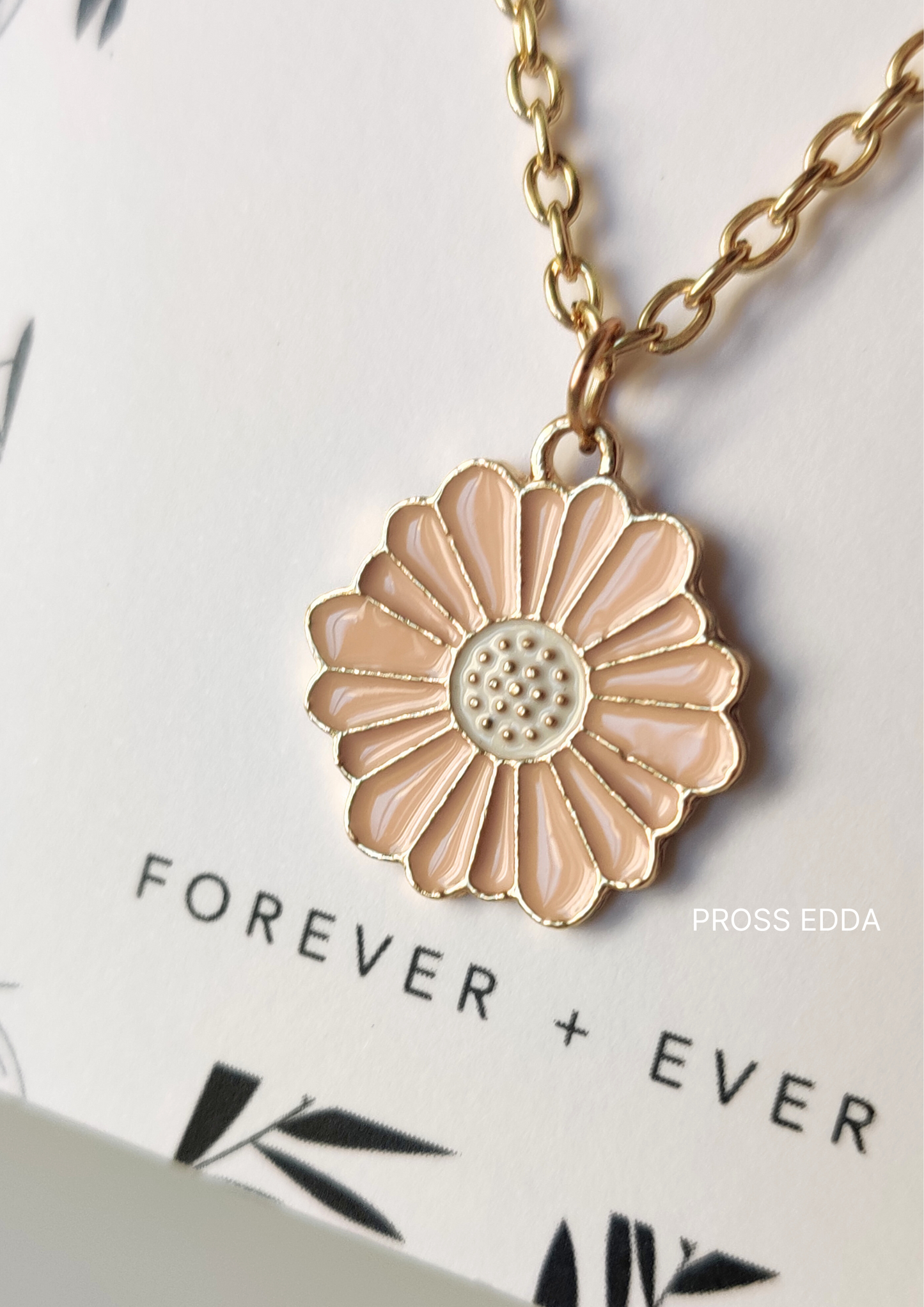 PEACH BLOSSOM ELEGANCE NECKLACE