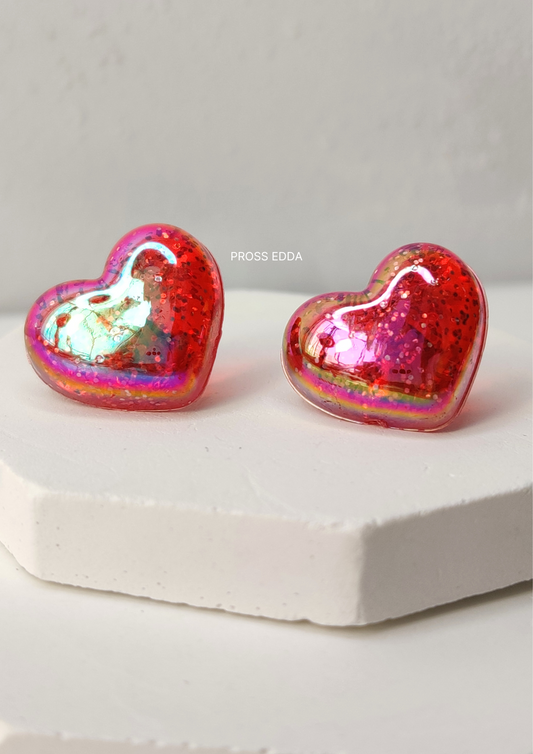 GLITZ GROVE HEART SPARKLERS STUDS